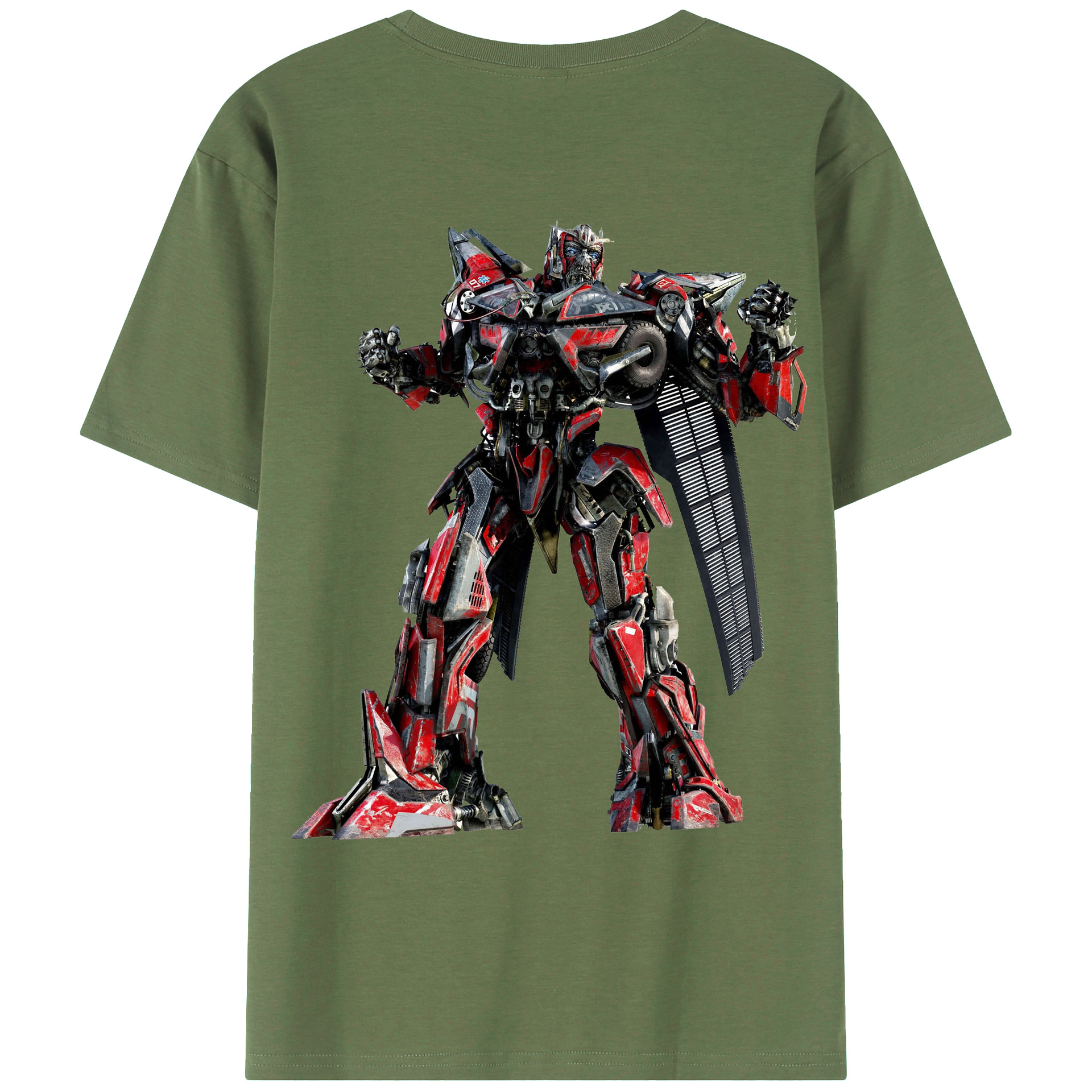 （画像用）  綿100％ メンズ半袖Tシャツ（バックプリント） 通気性
